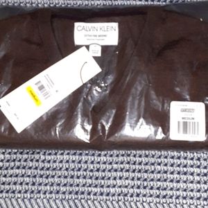 Calvin Klein Extra Fine Merino Wool V Neck Sweater.NWTs In Original Packaging!!!
